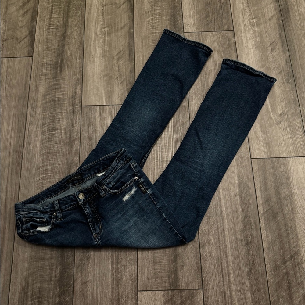 Navy blue Silver co. flare bootcut jeans